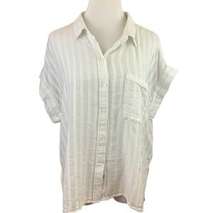 Rails White Button Down Shirt